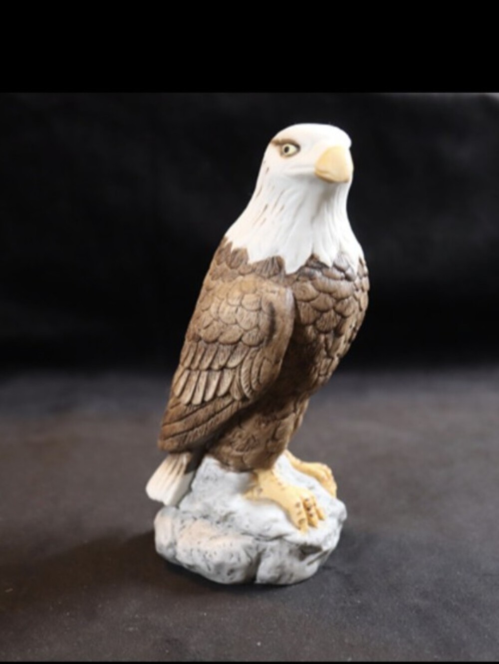 Vintage UCGC Bald Eagle Porcelain Figurine for Home or Office Decor 6.25" Tall